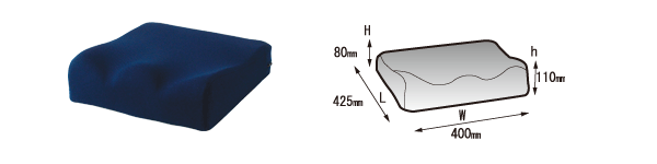 車いす用クッション にこにこクッション | タカノハートワークス