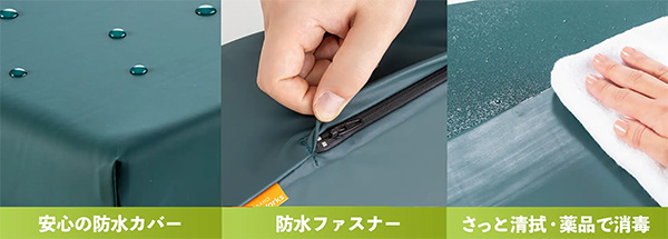 清拭タイプ カバーの特長